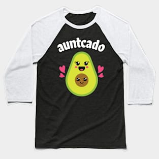 Avocados Hugging Together Happy Auntcado Uncle Niece Nephew Baseball T-Shirt